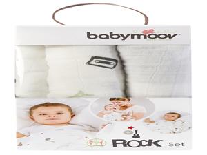 Babymoov rock set van 3 katoenmousseline